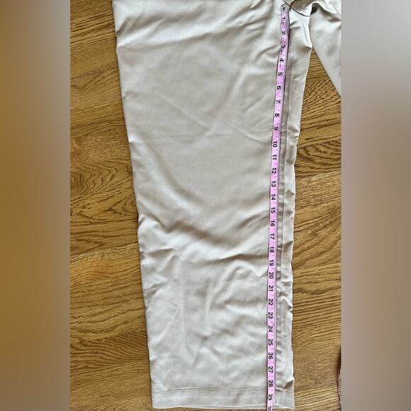 H&M‎ Divided Women's Wide Leg Pants in Light Beige Size XL -LIKE NEW - Picture 4 of 5